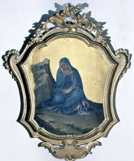 The Virgin Mourning de Lorenzo  Monaco