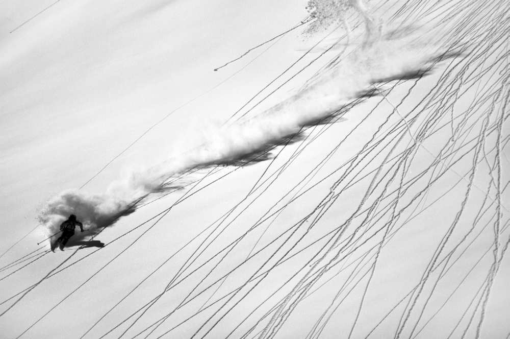 Skiing Powder de Lorenzo Rieg
