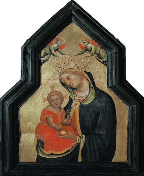 Madonna y el niño con ángeles de Lorenzo Veneziano (Schule)