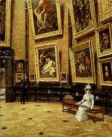 In the Louvre de Louis Beroud