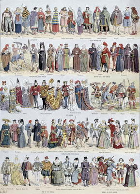Pictorial history of clothing in Ancient Gaul and in France up to the beginning of the seventeenth c de Louis Bombled