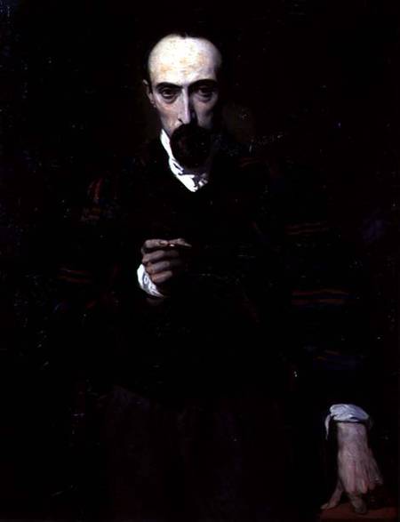 Portrait of Achille Deveria (1800-57) de Louis Boulanger