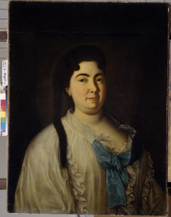 Portrait of Empress Catherine I. (1684-1727) in a Peignoir de Louis Caravaque