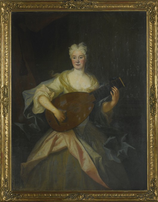 Portrait of Anna Constantia, Countess of Cosel (1680-1765), nee von Brockdorff de Louis de Silvestre