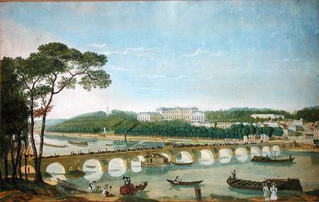 Visit of the King and Queen of Naples to the Chateau de Saint-Cloud de Louis Ducis