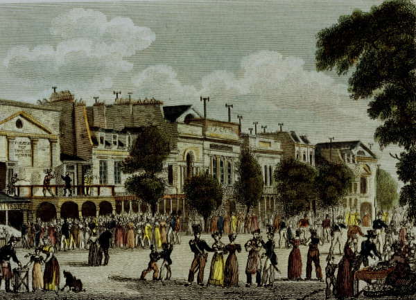 Paris, Boulevard du Temple , Civeton de Louis Durau