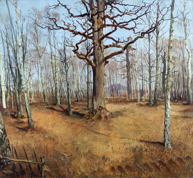 Wermsdorfer woods. de Louis Ferdinand von Rayski