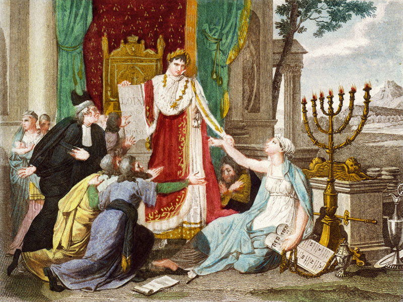 Napoléon le Grand, rétablit le culte des Israélites (…) " de Louis Francois Couche