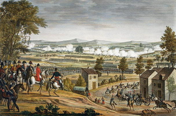 The Battle of Lutzen, 2 May 1813, engraved by Edme Bovinet (1767-1832) (aquatint) de Louis Francois Couche