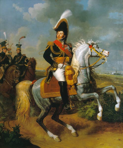 Equestrian Portrait of General Jean Rapp (1771-1821) de Louis François Lagrenée