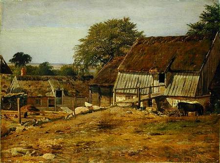 A Farmhouse in Sweden de Louis Gurlitt