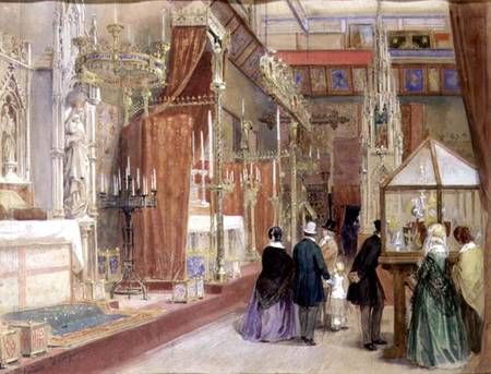 The Medieval Court of the Great Exhibition of 1851 de Louis Haghe
