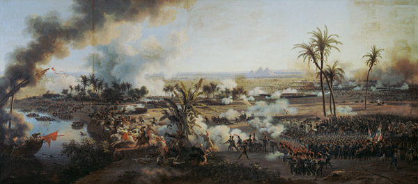Battle of the Pyramids, 21st July 1798 de Louis Lejeune