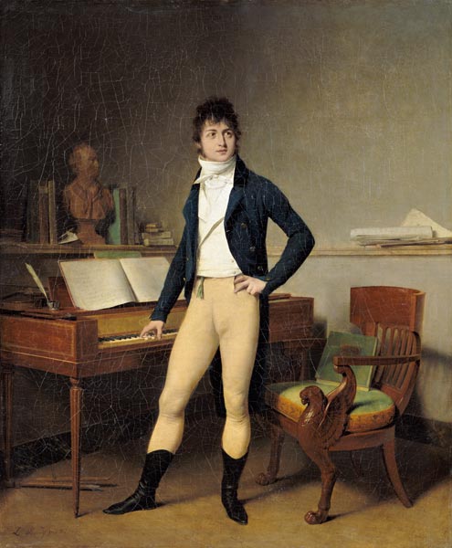 Bildnis des Komponisten Francois Boieldieu (1775-1834). de Louis-Léopold Boilly