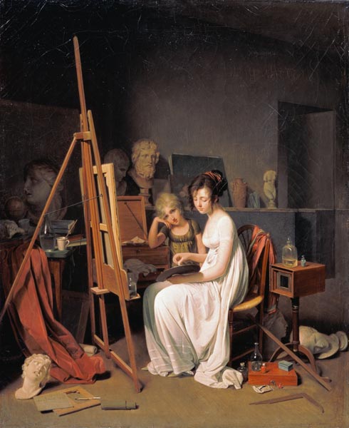 Im Atelier des Malers de Louis-Léopold Boilly