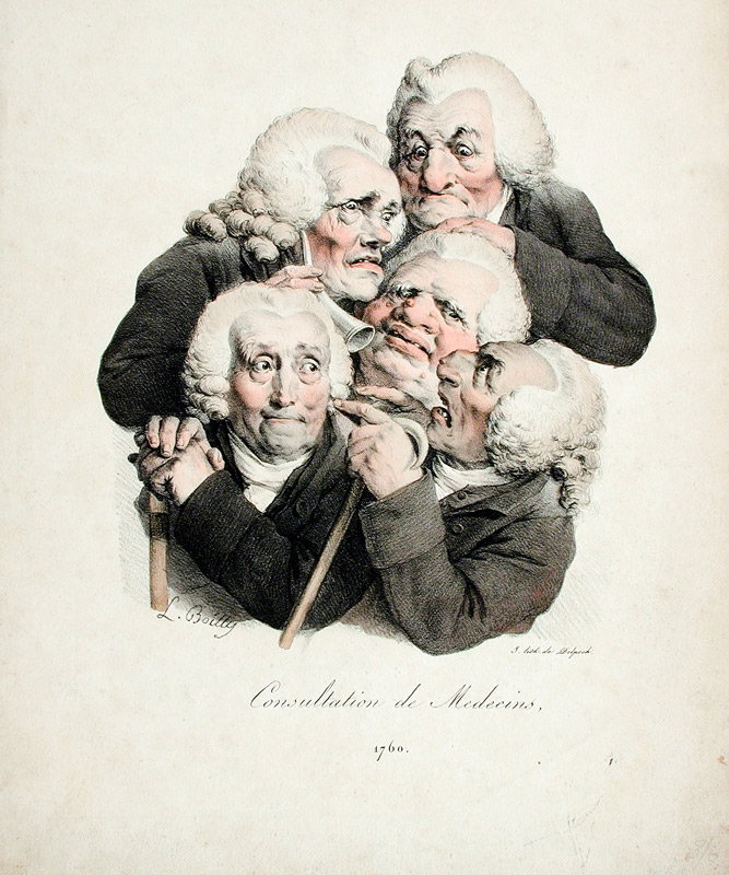 Consultation of Doctors de Louis-Léopold Boilly