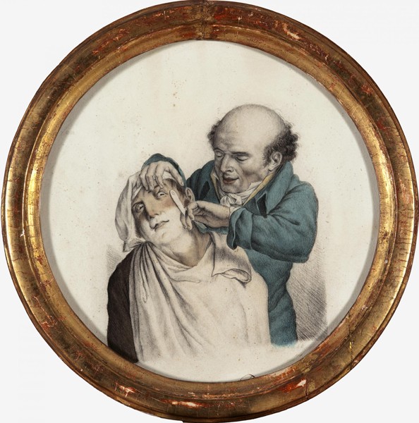 Skilful barber de Louis-Léopold Boilly