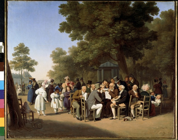Politicians in the Tuileries Garden de Louis-Léopold Boilly