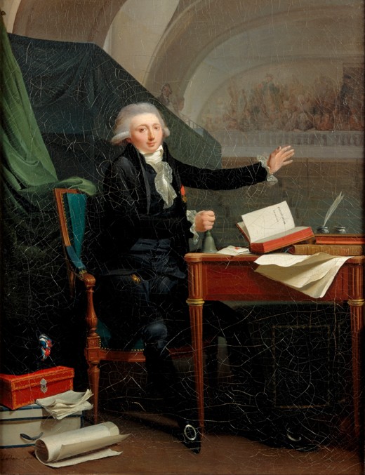 Portrait of Jan Anthony d'Averhoult (1756-1792) de Louis-Léopold Boilly