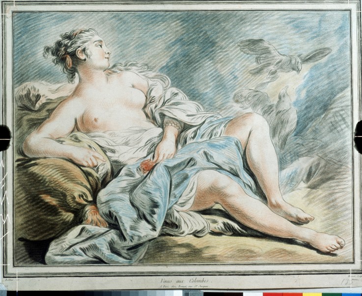 Venus with Doves de Louis Marin Bonnet