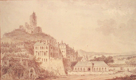 Chateau de La Roche-Guyon de Louis-Nicolas de Lespinasse