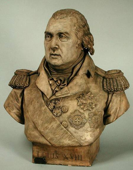 Bust of Louis XVIII (1755-1824) de Louis Pierre Deseine