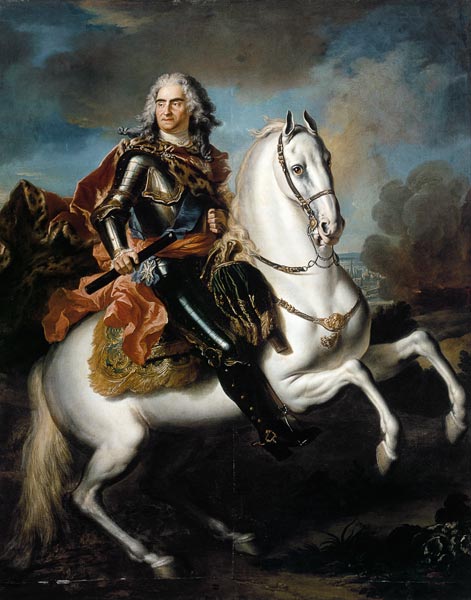 Rey Augusto II de Polonia de Louis Silvestre d.J.