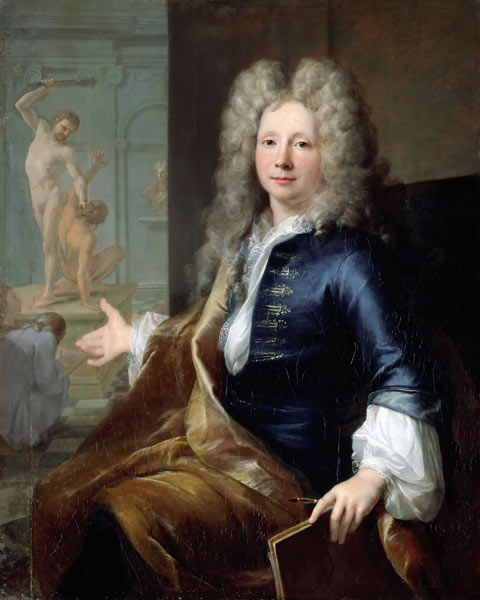 Portrait of Louis Boullogne the Younger (1654-1733) de Louis Tocqué