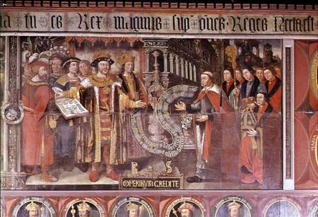 Bishop Sherbourne with Henry VIII de Louise Barnard