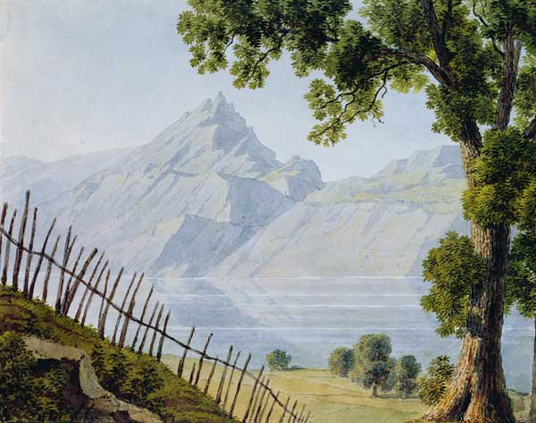 View of Lake Bourget de Louise Cochelet