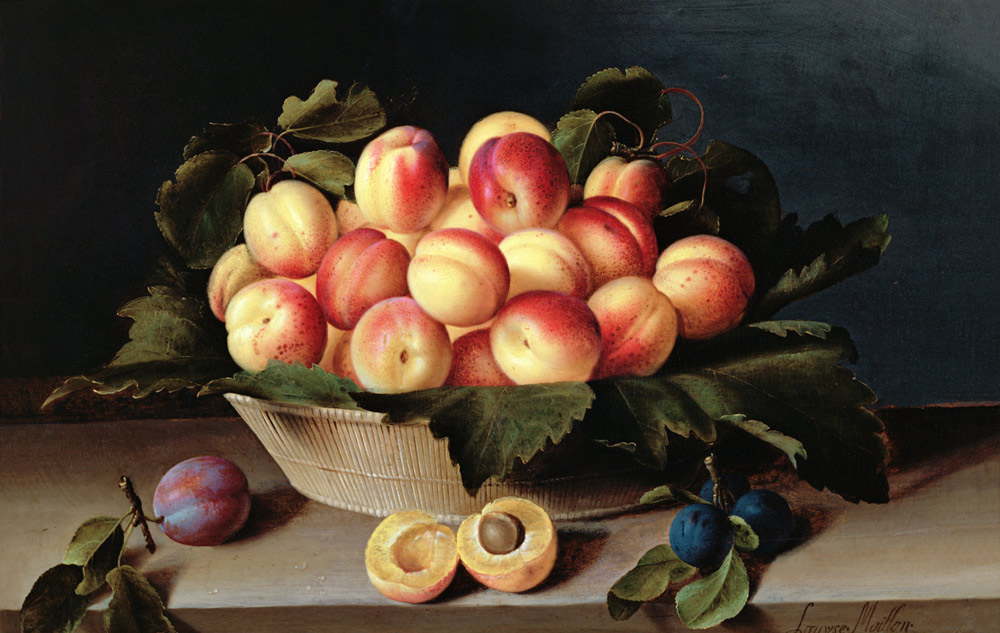 Basket of Apricots de Louise Moillon