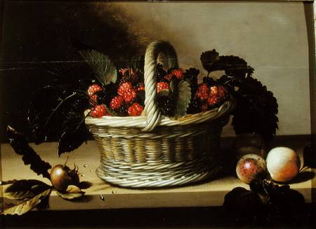 Basket of Blackberries and Raspberries de Louise Moillon