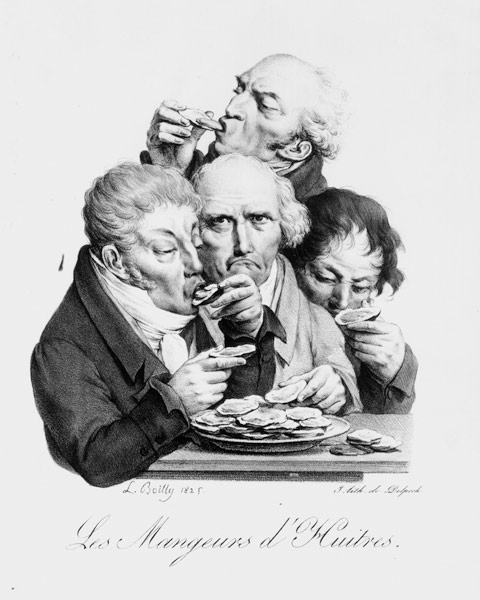 Les Mangeurs d''Huitres de Louis Leopold Boilly
