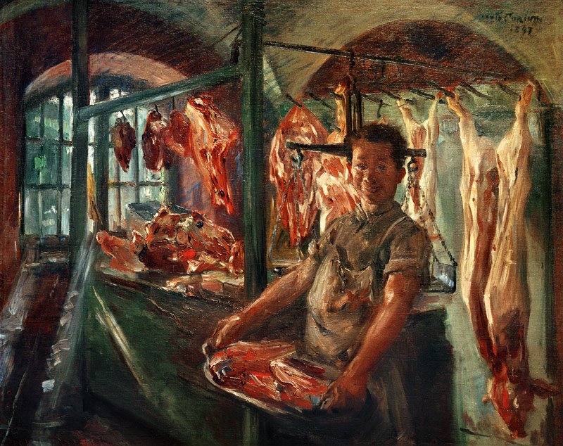 Butcher shop de Lovis Corinth
