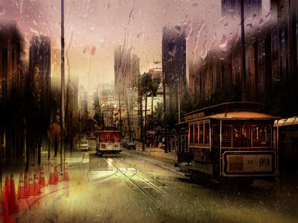 Rainy day in San Francisco de Luba Chapman