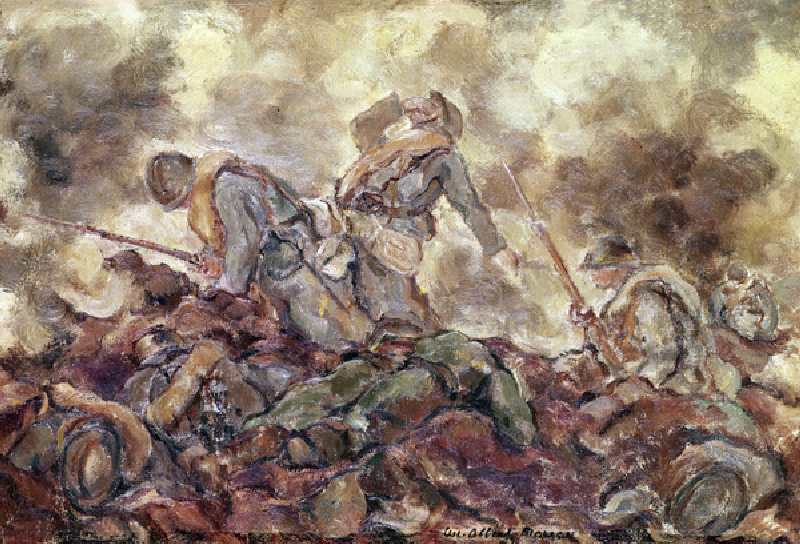 Counter Attack, 1917 (oil on canvas) de Luc Albert Moreau