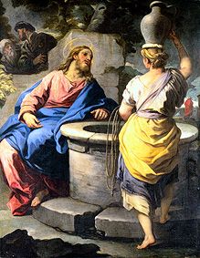 Christ and the Samariterin at the fountain de Luca Giordano
