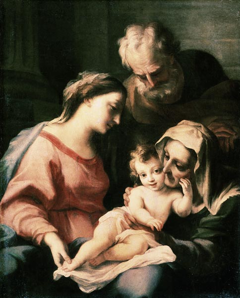 The Holy Family de Luca Giordano