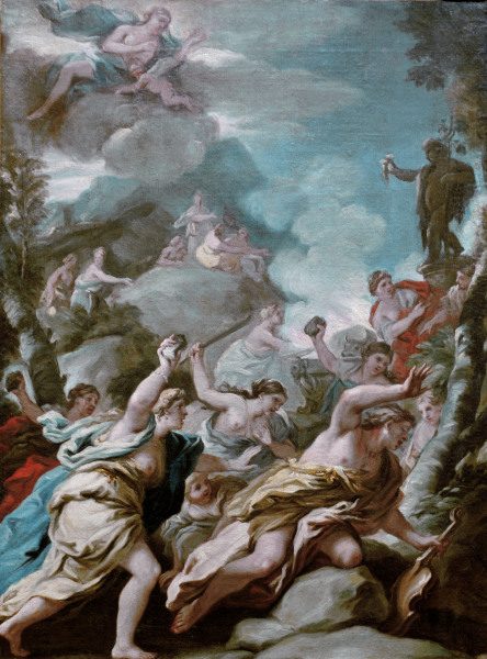 Luca Giordano, / The Death of Orpheus de Luca Giordano