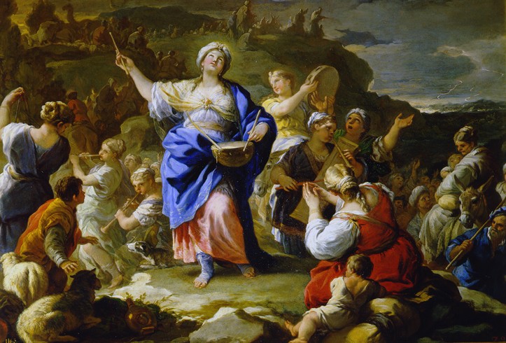 The Song of Miriam the Prophetess de Luca Giordano