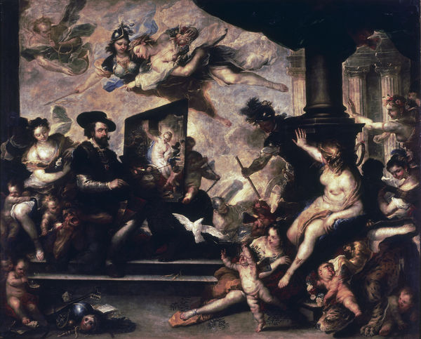 Rubens malt Allegorie / Luca Giordano de Luca Giordano