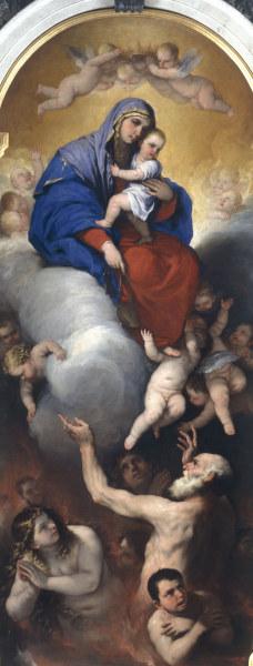 Luca Giordano / Mary and Purgatory /1652