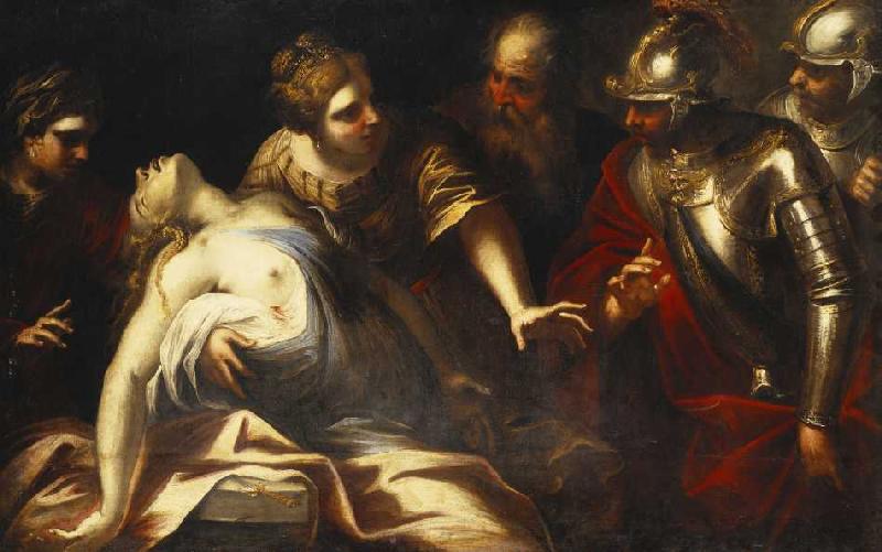 Tod der Lucretia. de Luca Giordano