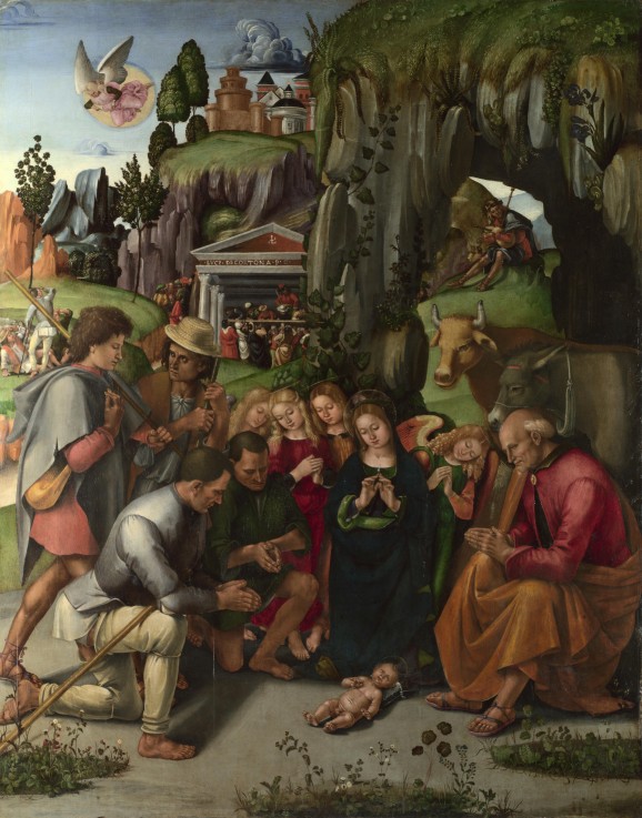 The Adoration of the Shepherds de Luca Signorelli