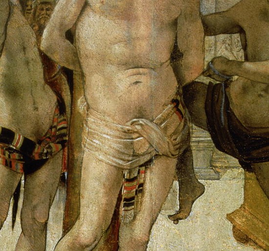 Flagellation of Christ (detail of 57541) de Luca Signorelli