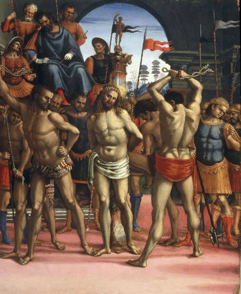 L.Signorelli / Flagellat.of Christ /Ptg. de Luca Signorelli