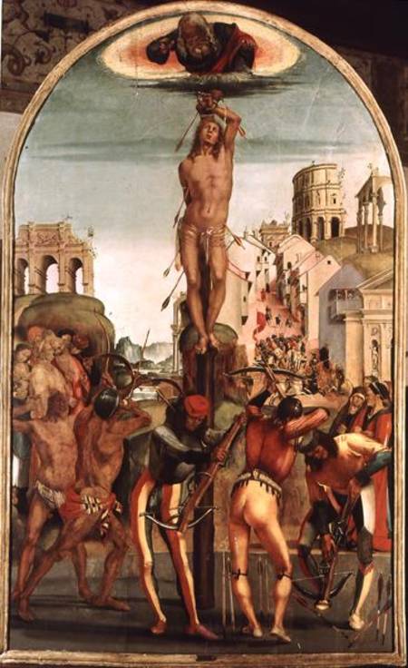 The Martyrdom of St. Sebastian de Luca Signorelli