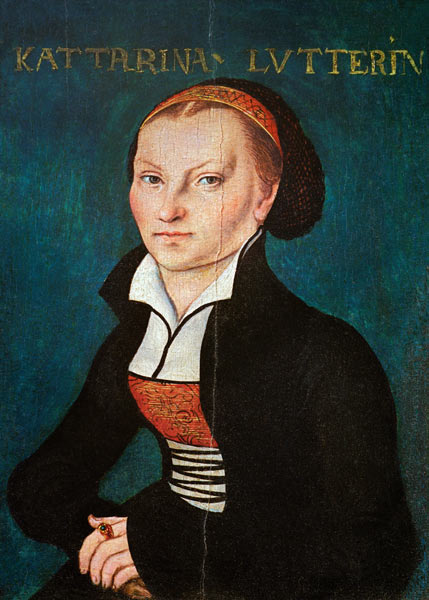 Katharina von Bora , Portrait de Lucas Cranach el Viejo