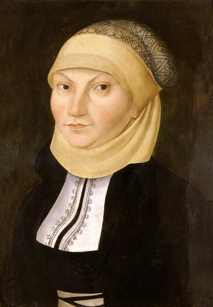 Portrait of Katharina of Bora, wife of Martin Luth de Lucas Cranach el Viejo