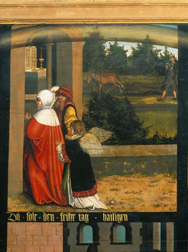Das 3. Gebot: Du sollst den Feiertag heiligen de Lucas Cranach el Viejo
